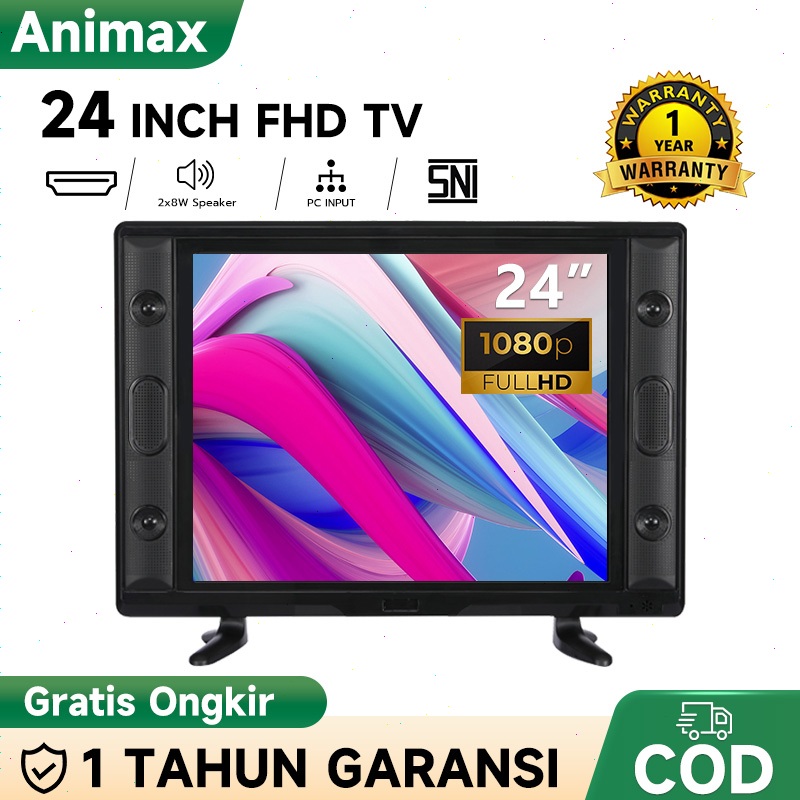 Animax Sakura TV LED 24 inch TV Digital 24 Inch Televisi Murah Monitor LED(TCLG-S20/22/24/25inch )