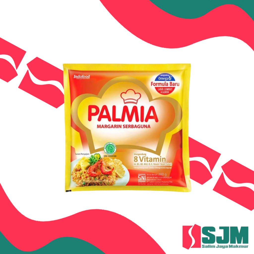 

Simas Palmia Margarine 200 Gr – Margarin Serbaguna untuk Kue & Masakan