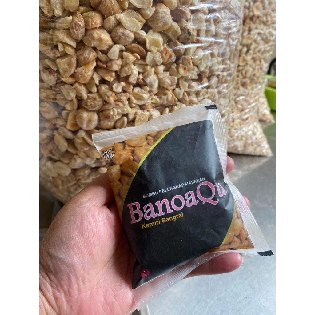 

Kemiri Sangrai 50gr Bumbu Dapur Bumbu Masak 100% Original/ BanoaQu Candlenut Roasted