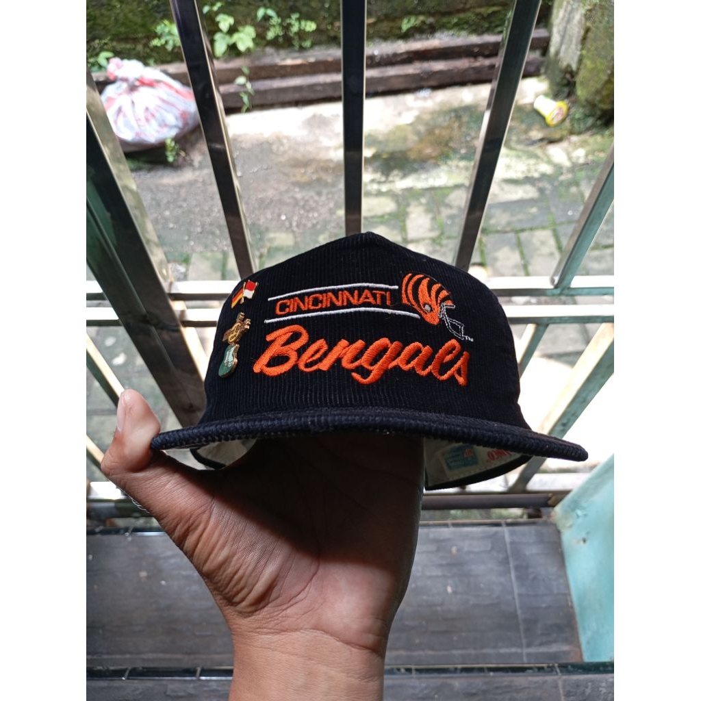 TOPI CORDUROY NFL CINCINNATI BENGALS