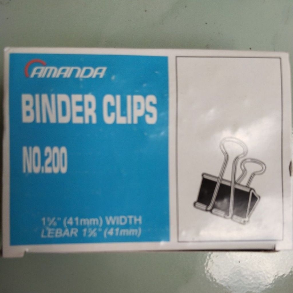 

BINDER CLIPS NO. 105 107 111 155 200 260