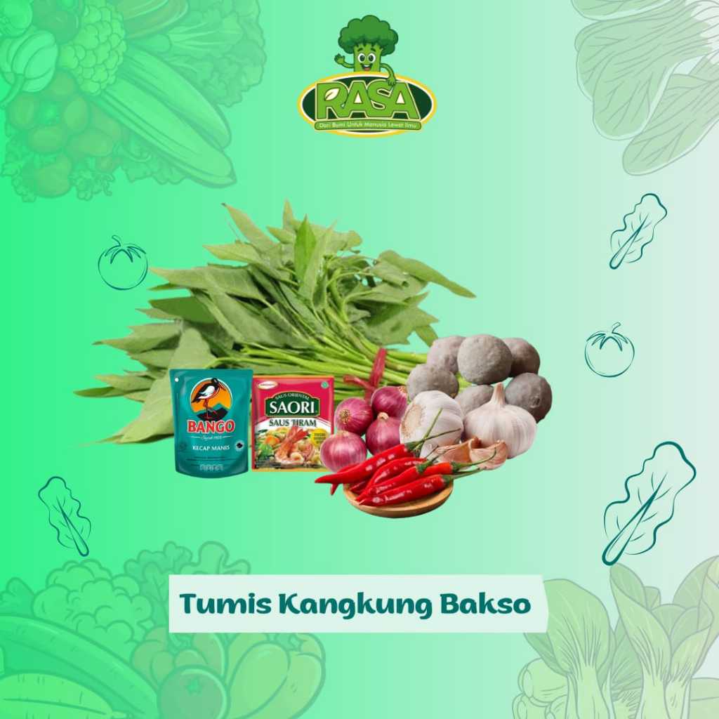 

Tumis Kangkung Bakso