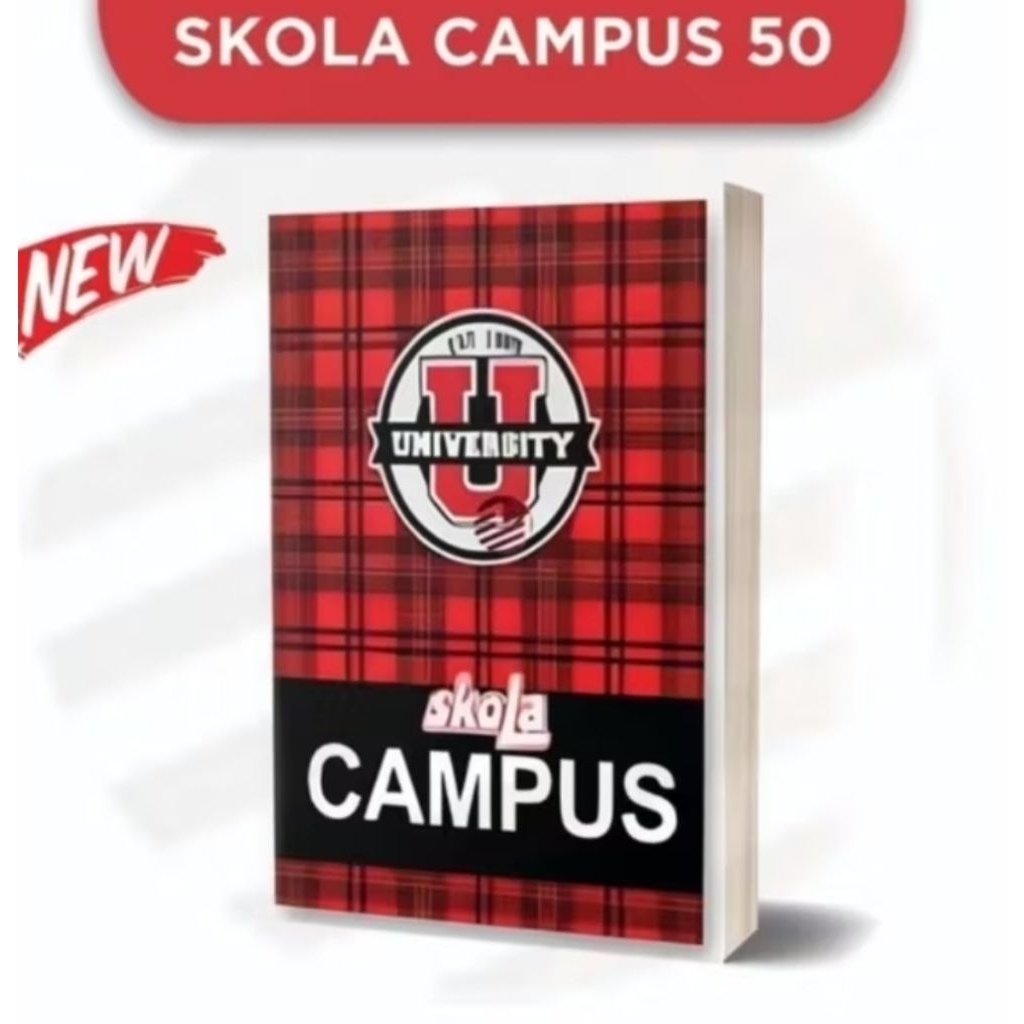 

Buku tulis sidu campus skola 1pak isi 10 buku
