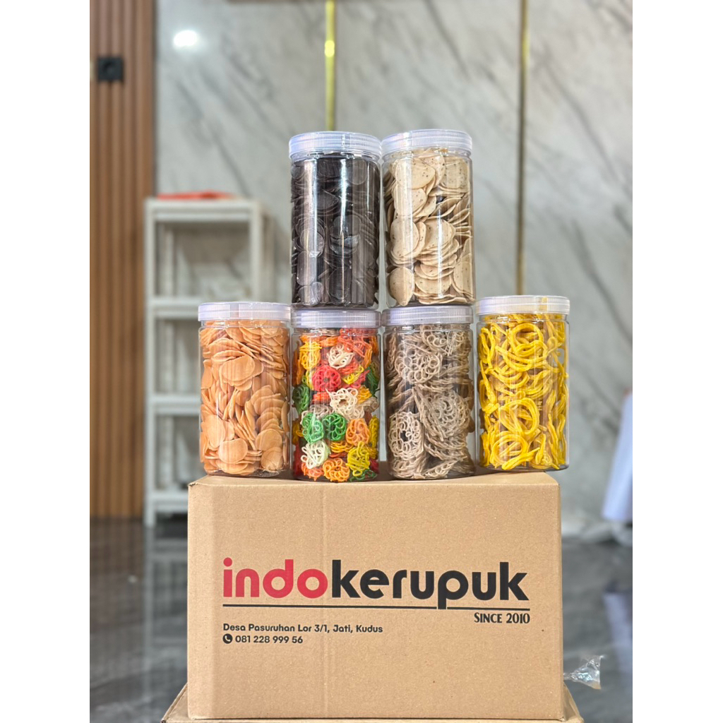 

Paket mix 1 dus isi 6 toples