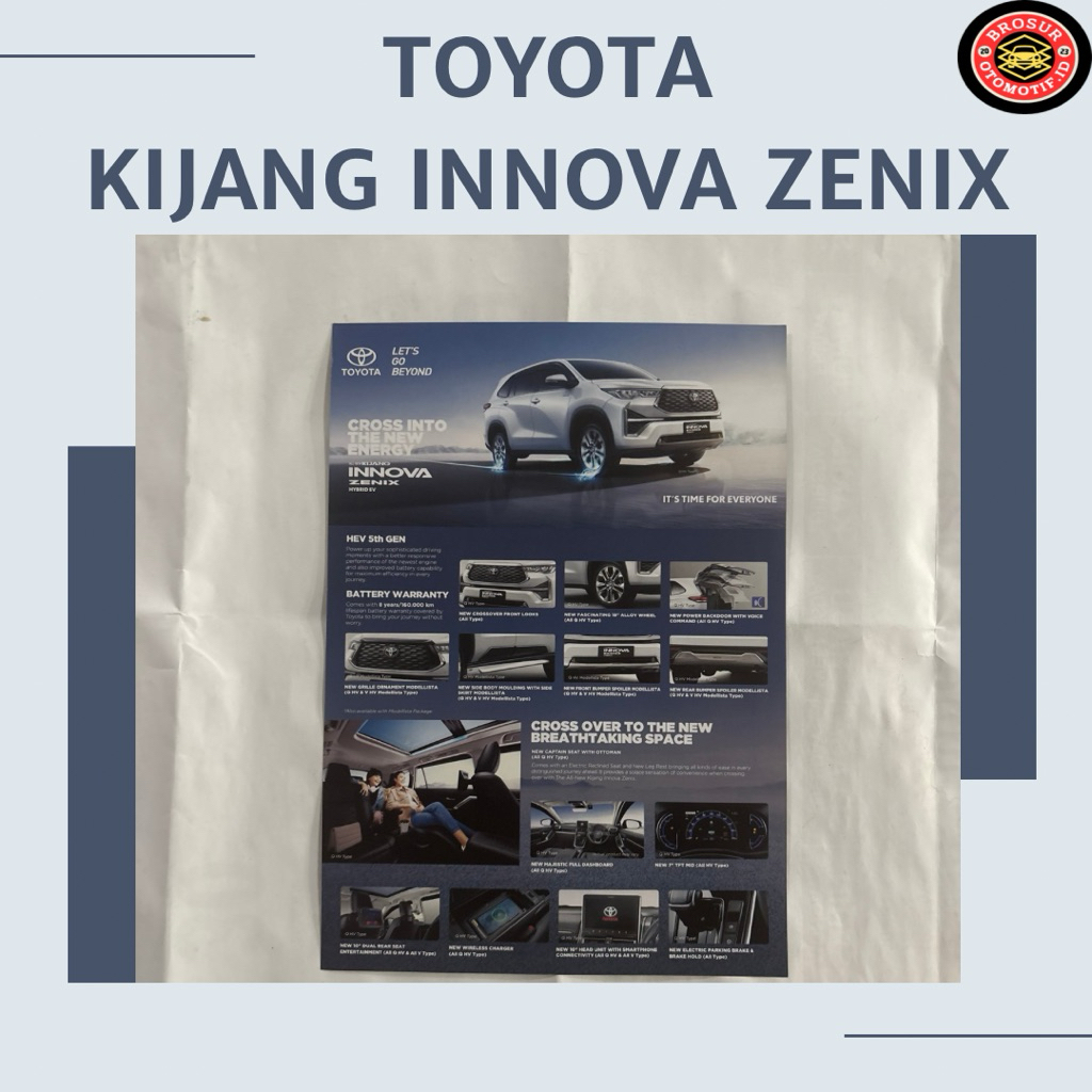 Brosur Toyota Kijang Innova Zenix ( flyer )