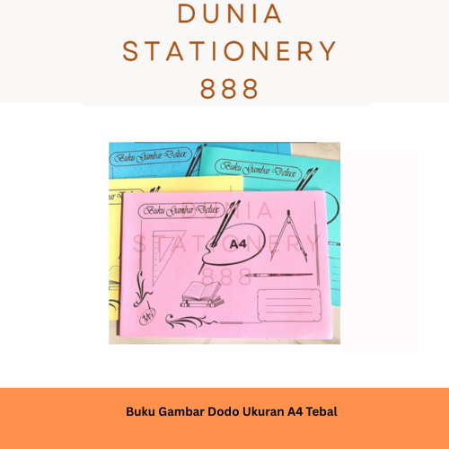 

Buku Gambar A4 Deluxe Dodo / Buku Lukis A4 / Buku Karya Seni Sketsa