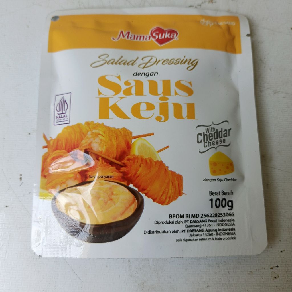 

Saus keju mama suka salad dressing with cheddar cheese
