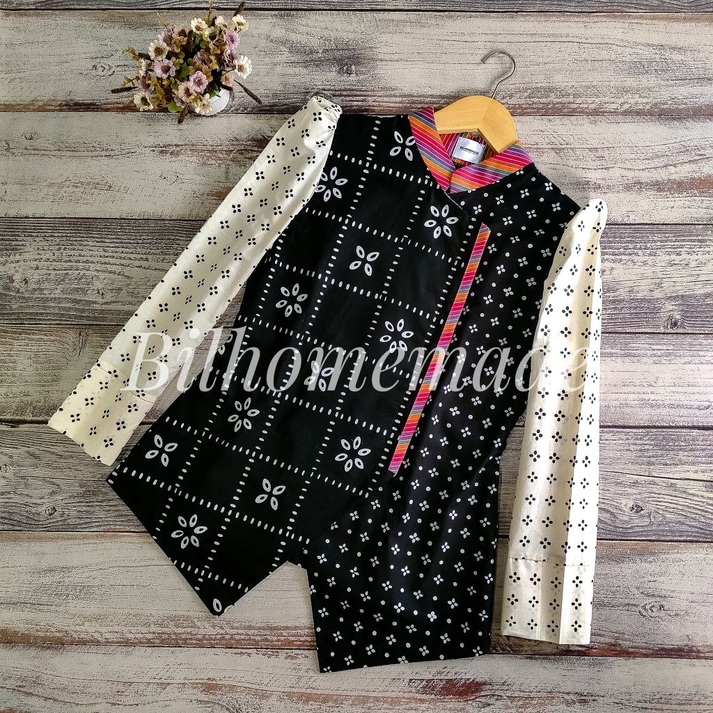 Blouse Batik kombinasi