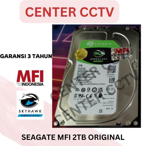 Harddisk Seagate Skyhawk 2 TB MFI / HDD CCTV Original Garansi 3 Tahun
