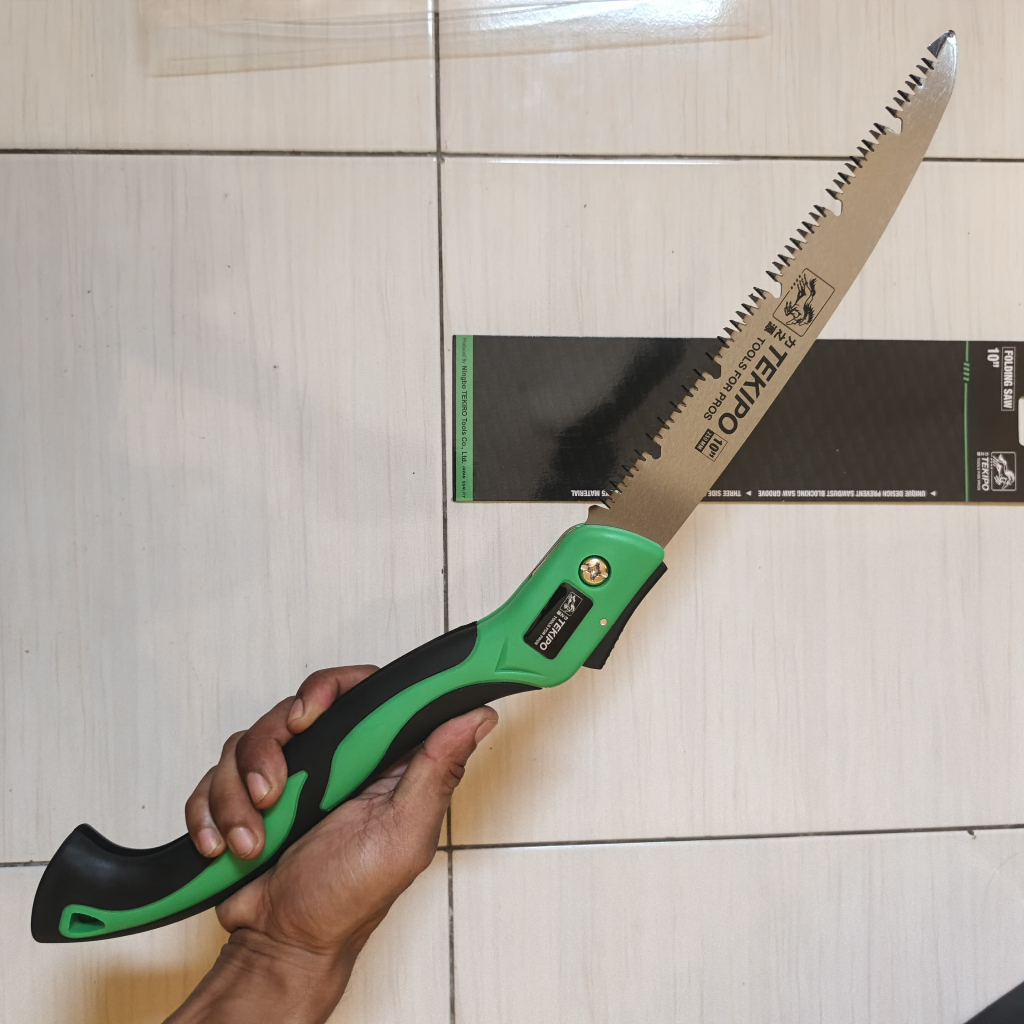 Gergaji dahan lipat tekipo Folding saw 10" TEKIPO Gergaji kayu potong lipat dahan