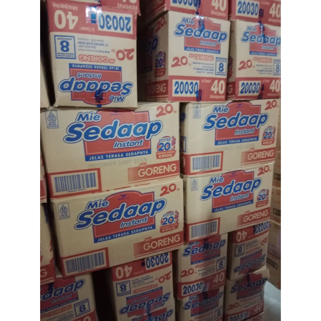 

PROMO!! MIE SEDAP GORENG 1 DOS ISI 40 BJ