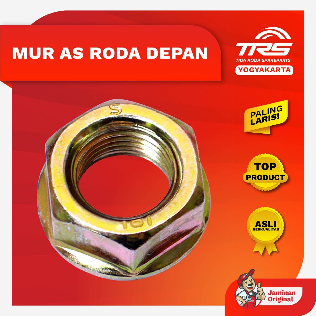 "TRS Mur As Roda Depan Viar Kaisar Tossa Nozomi Appktm Happy Roda 3 Spareparts Original TRS JOGJA