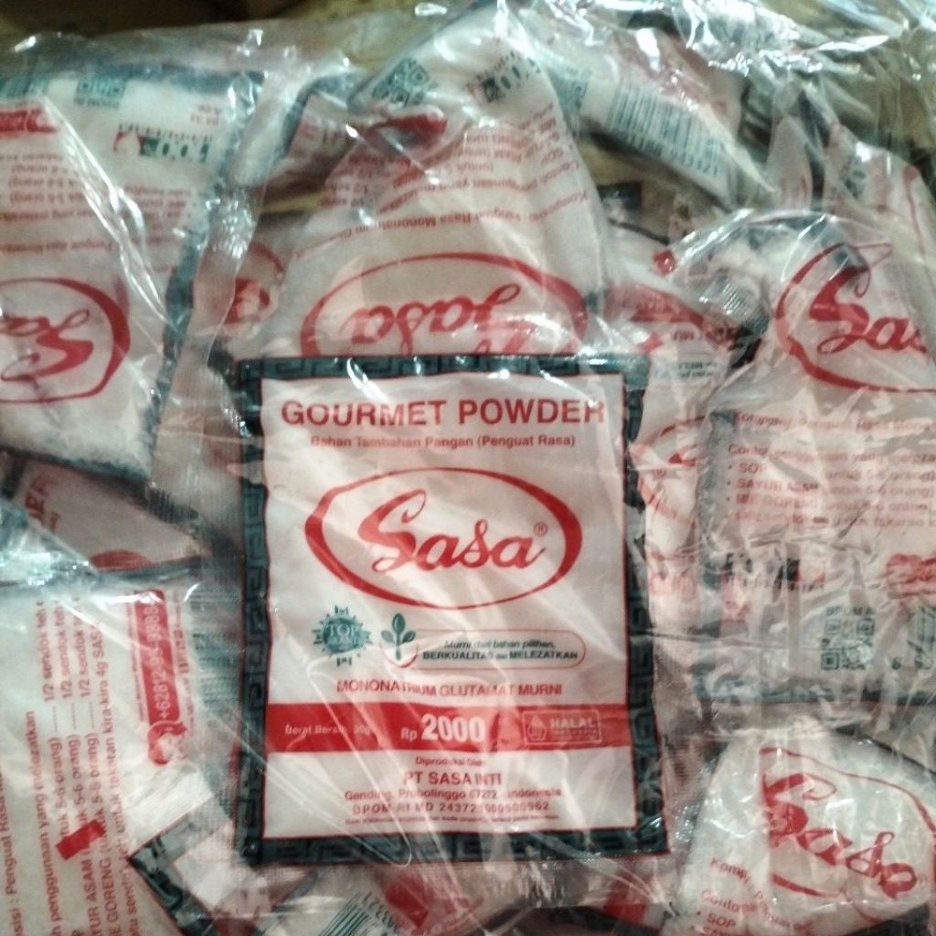 

Sasa penyedap rasa/micin Sasa 50 gr/bumbu penyedap rasa isi 2 pc