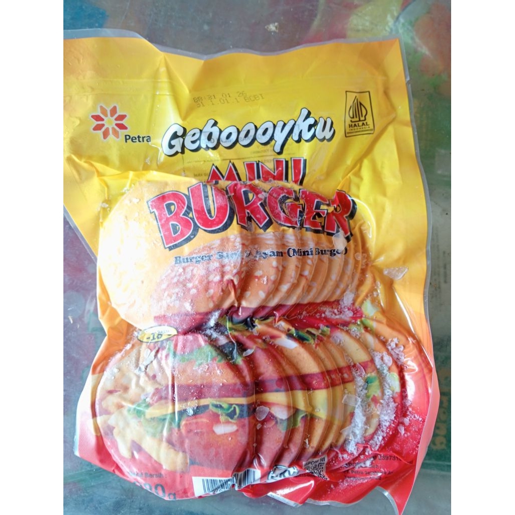 

Beef Burger Sapi Geboooyku isi 20 slice 280gr