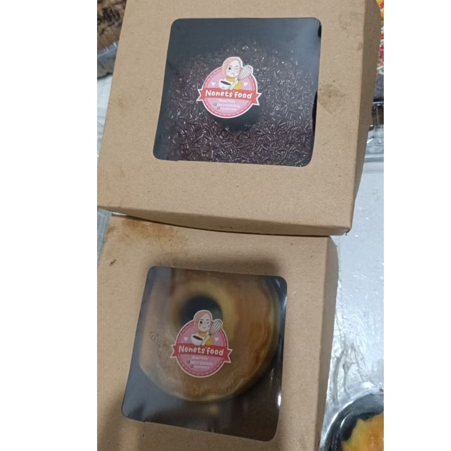 

brownies lumer dan ketan caramel