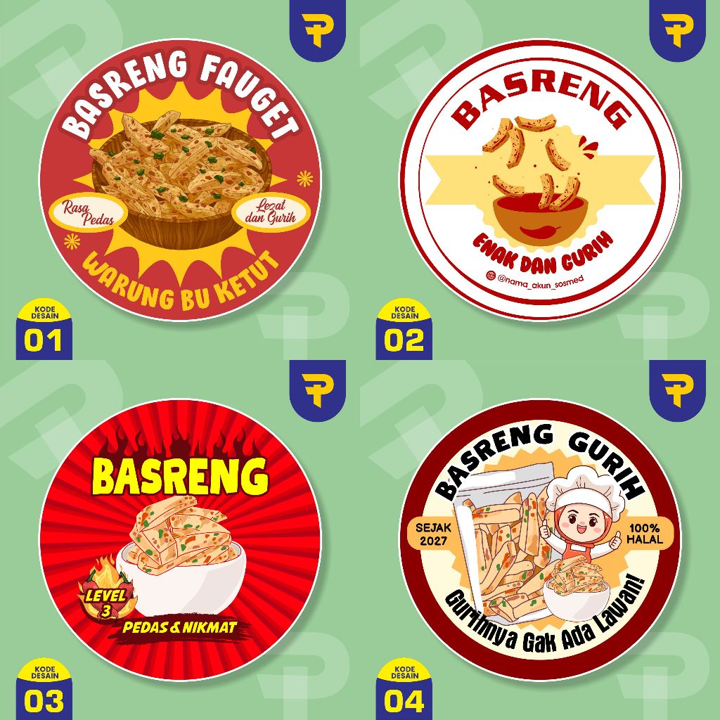 

stiker basreng stiker bakso goreng