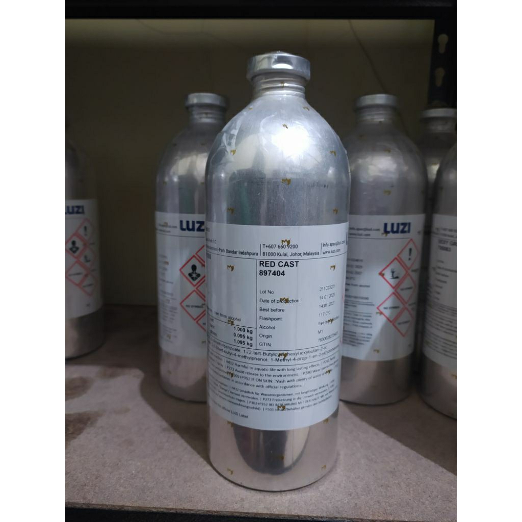 RED CAST LUZI bibit parfum bakarat segel 1kg