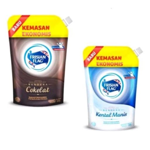 

JRstore - IND - SUSU FRISIAN FLAG 545 G / SUSU POUCH RIFIIL PUTIH COKLAT