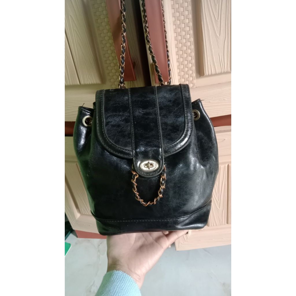 PL RANSEL SERUT MINI KULIT ALA C*H PRELOVED TAS WANITA TAS SERUT FASHION