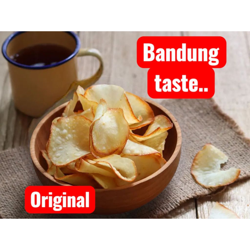 

500gr Cemilan Keripik Singkong Original viral