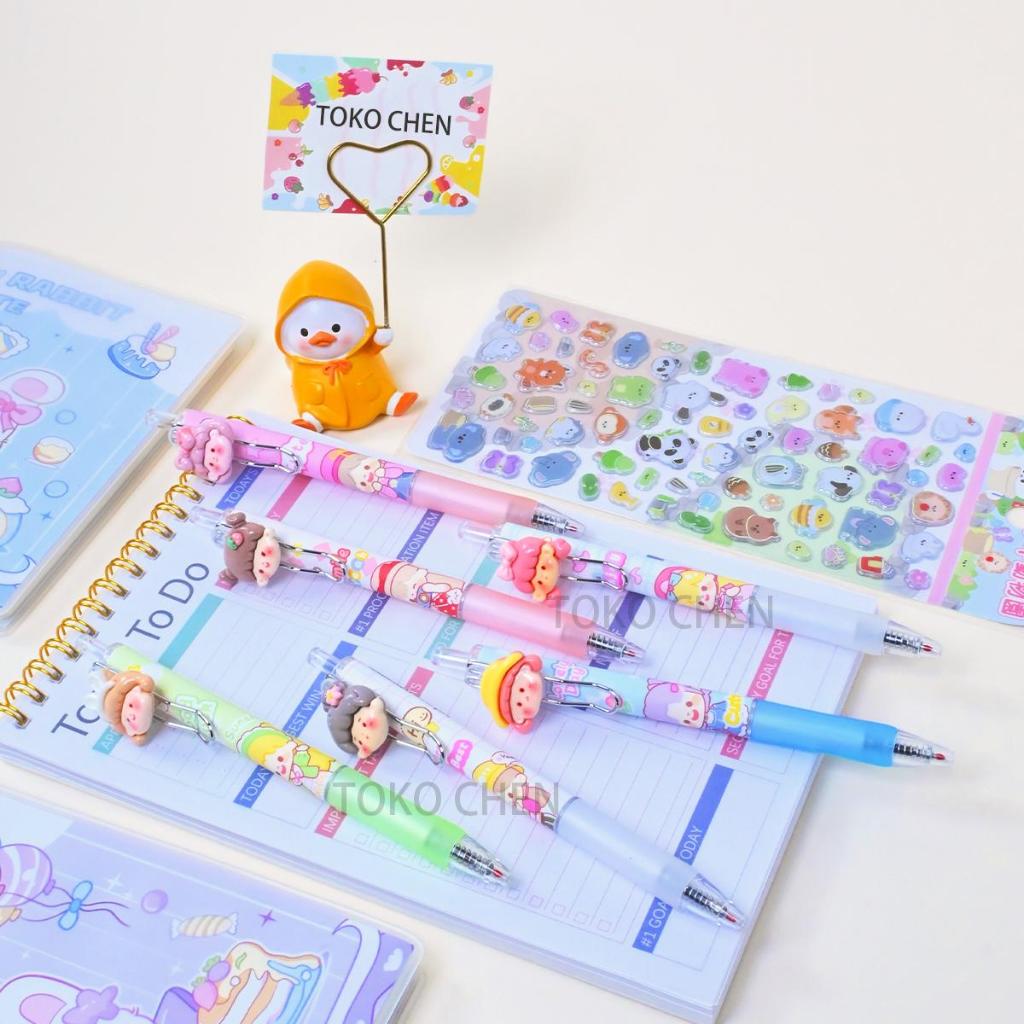 

Kartun pena netral resin patch pena pena pena tampan hati pena air cepat kering 0,5 Stasiun Pembelajaran Siswa