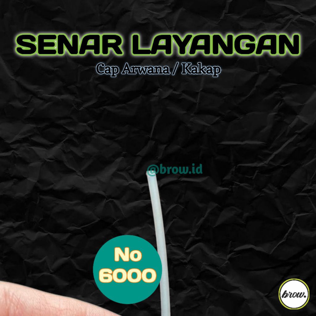 SENAR UK 6000 SENAR GAPANGAN SENAR CAP IKAN KAKAP / ARWANA