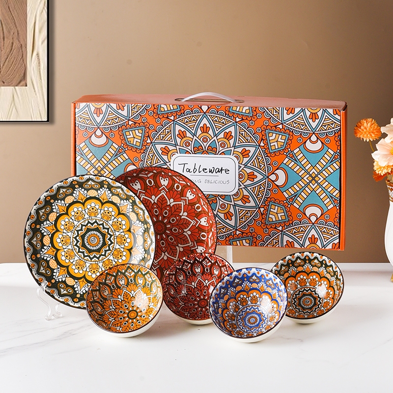 Earise/Mangkok/Piring /Mangkok Keramik/Piring Keramik/Piring Set/Mangkok Set/Hampers/Kado