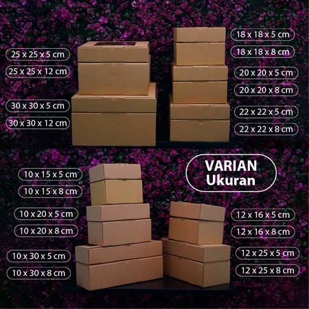 

Box Coklat Cake atau Hampers 10 x 20 x 8 cm Dus Karton Kaca