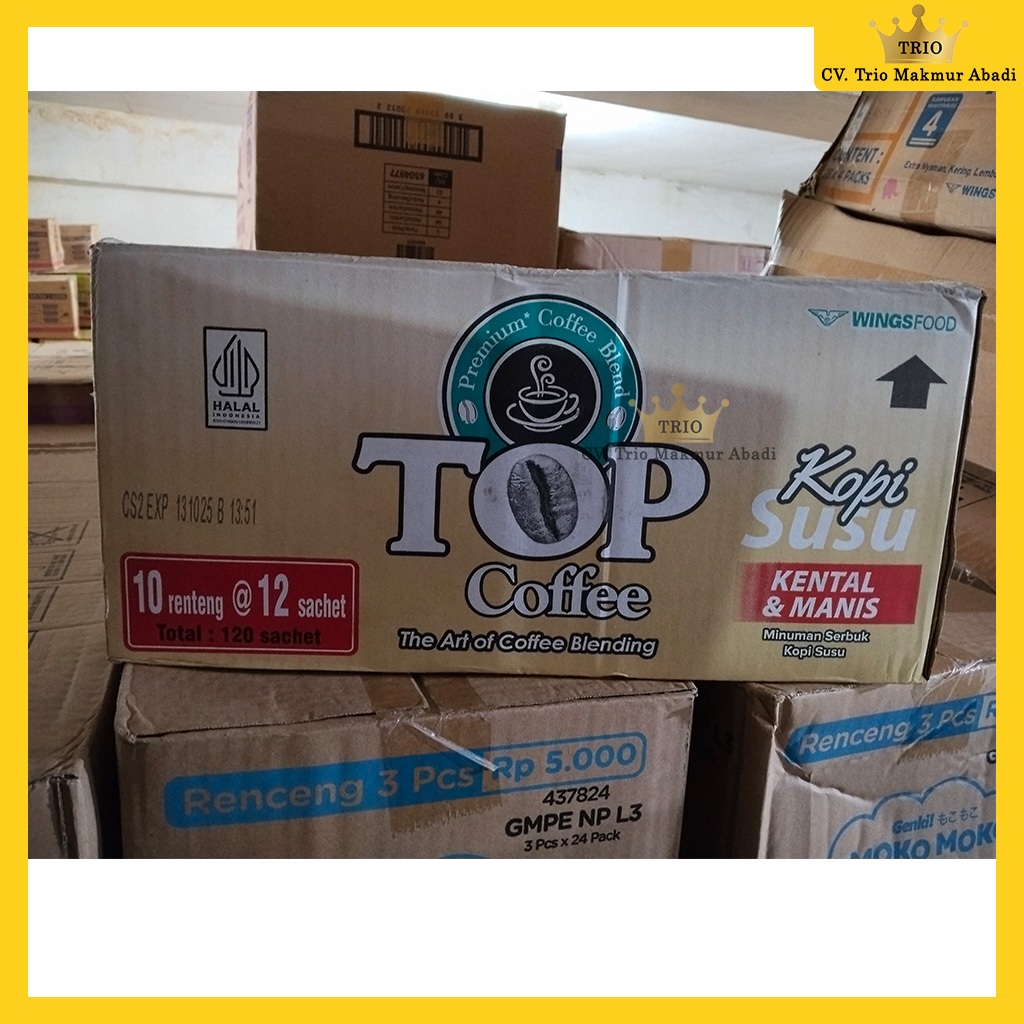 

Top Kopi Susu SKM 1 Dus Isi 10 Renteng