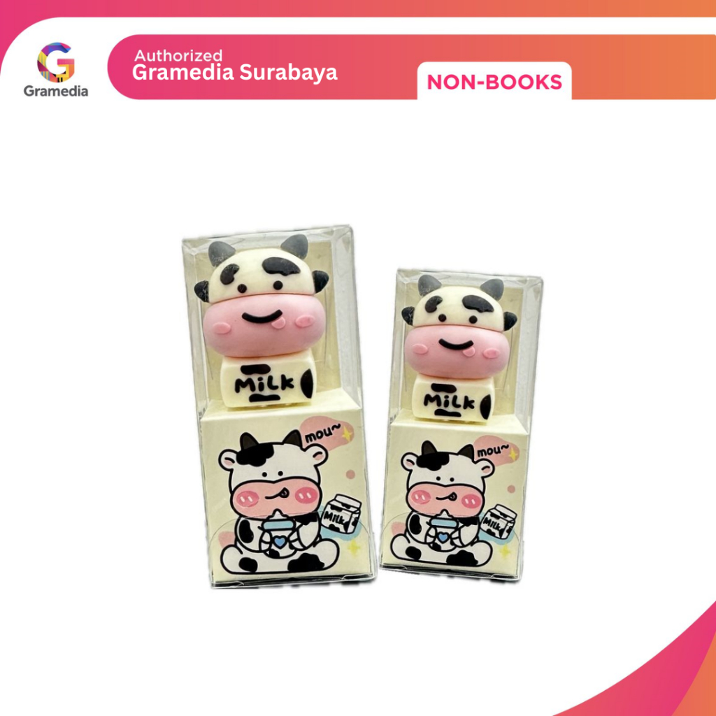 

Gramedia Surabaya - KAKO MILK COW PENCIL SHARPENER ZF3987 /24