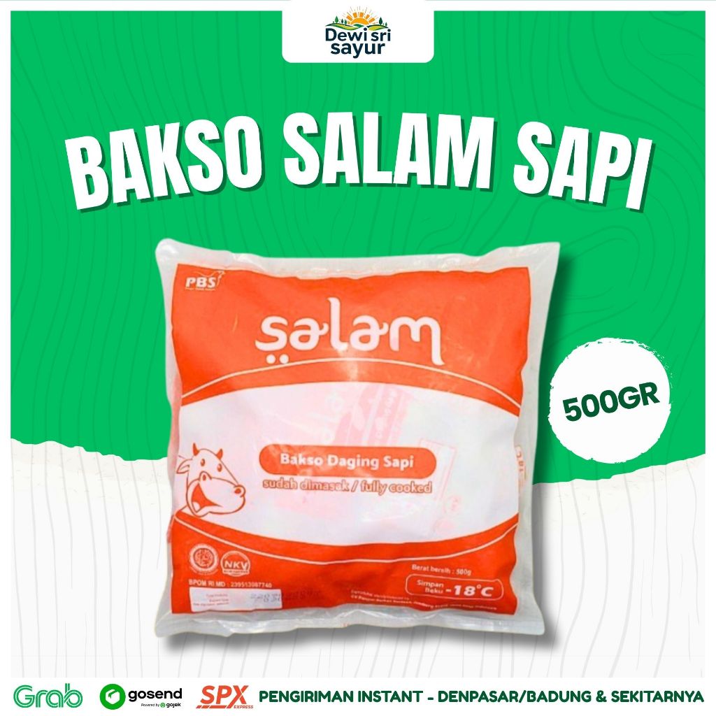 

Bakso Salam Sapi 500gr – Dewi Sri Sayur