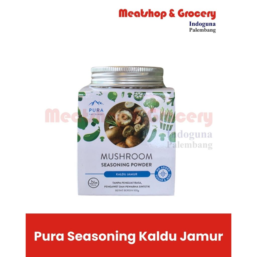 

Pura Seasoning Kaldu Jamur 100gr | Mushroom Seasoning Powder