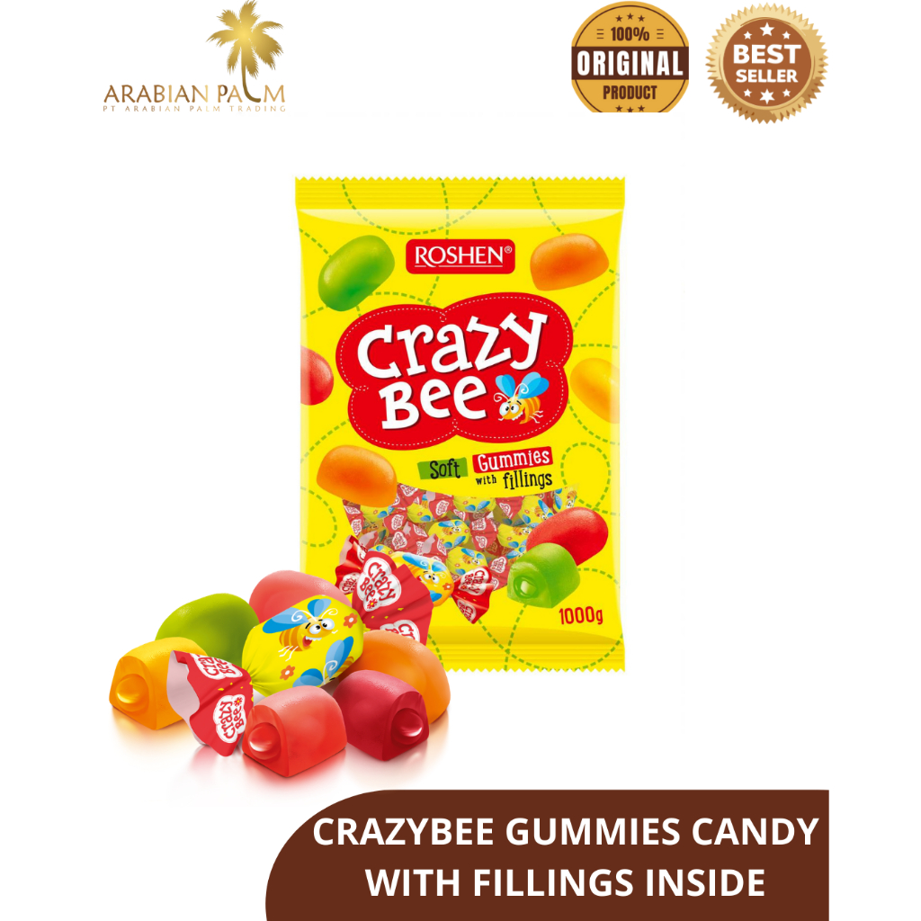 

Roshen CrazyBee Candies – Permen Kenyal dengan Rasa Buah