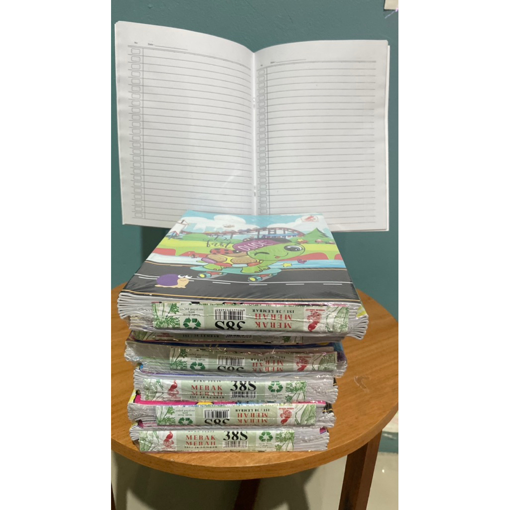 

buku tulis merak 38lembar/10pcs