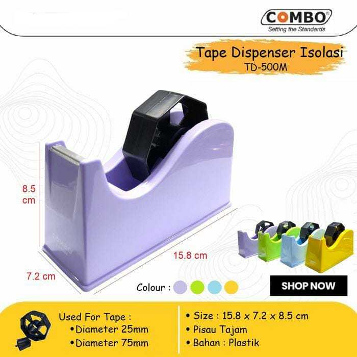 

Tape Dispenser / Alat Pemotong selotip isolasi / Tape Cutter TD-500M