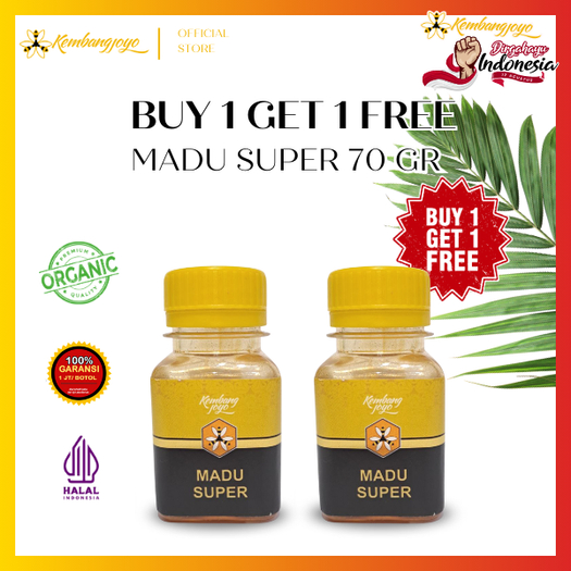

[BUY 1 GET 1 FREE] Madu Super 70 GR
