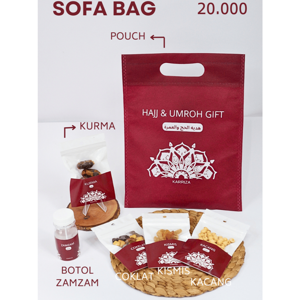 

Oleh-Oleh Umroh & Haji SOFA BAG / Hadiah Umroh / Oleh-Oleh Umroh / Oleh-Oleh Haji