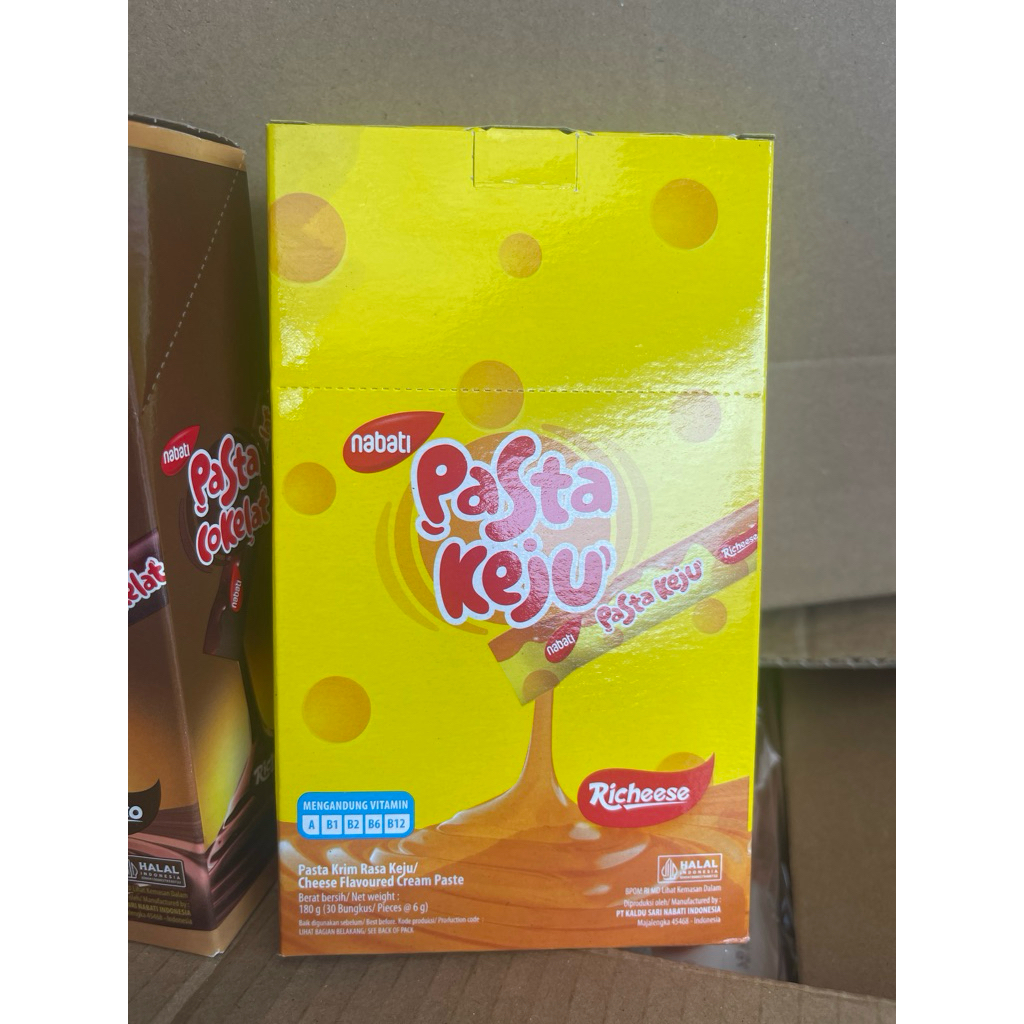 

Nabati pasta Keju dan Cokelat Nabati 30bungkus