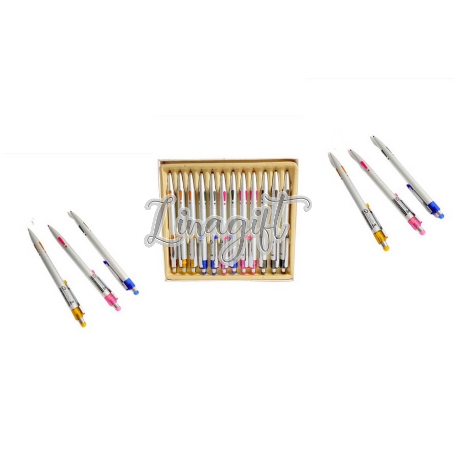 

( Ecer ) STRADA PENCIL - MECHANICAL PENCIL TRI CLICK / PENSIL MEKANIK CETEK Tip 0.5 MM DILENGKAPI