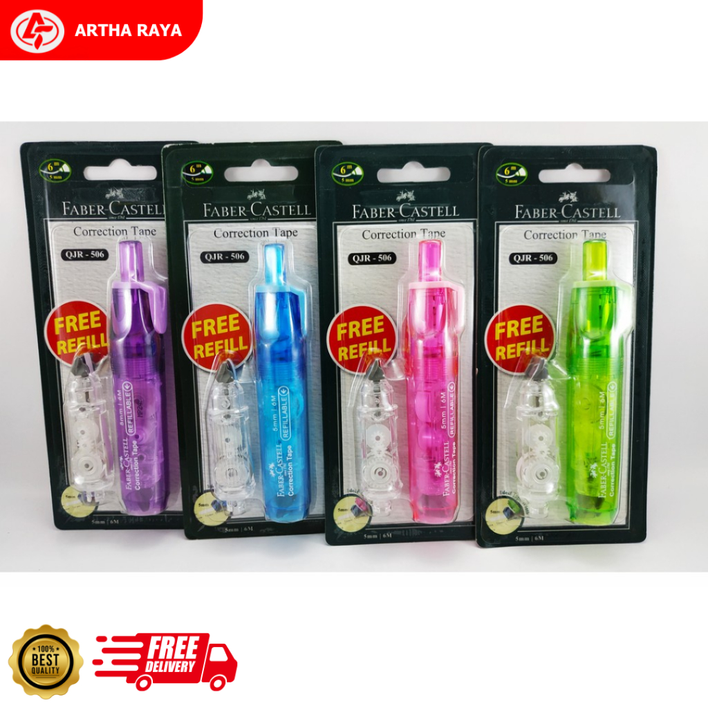 

Correction Tape QJR-506 Faber Castell 6m/5mm