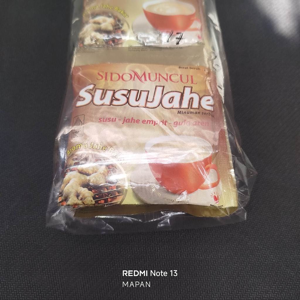 

Susu Jahe Sidomuncul| Sachet 27g, Paket 10 Sachet
