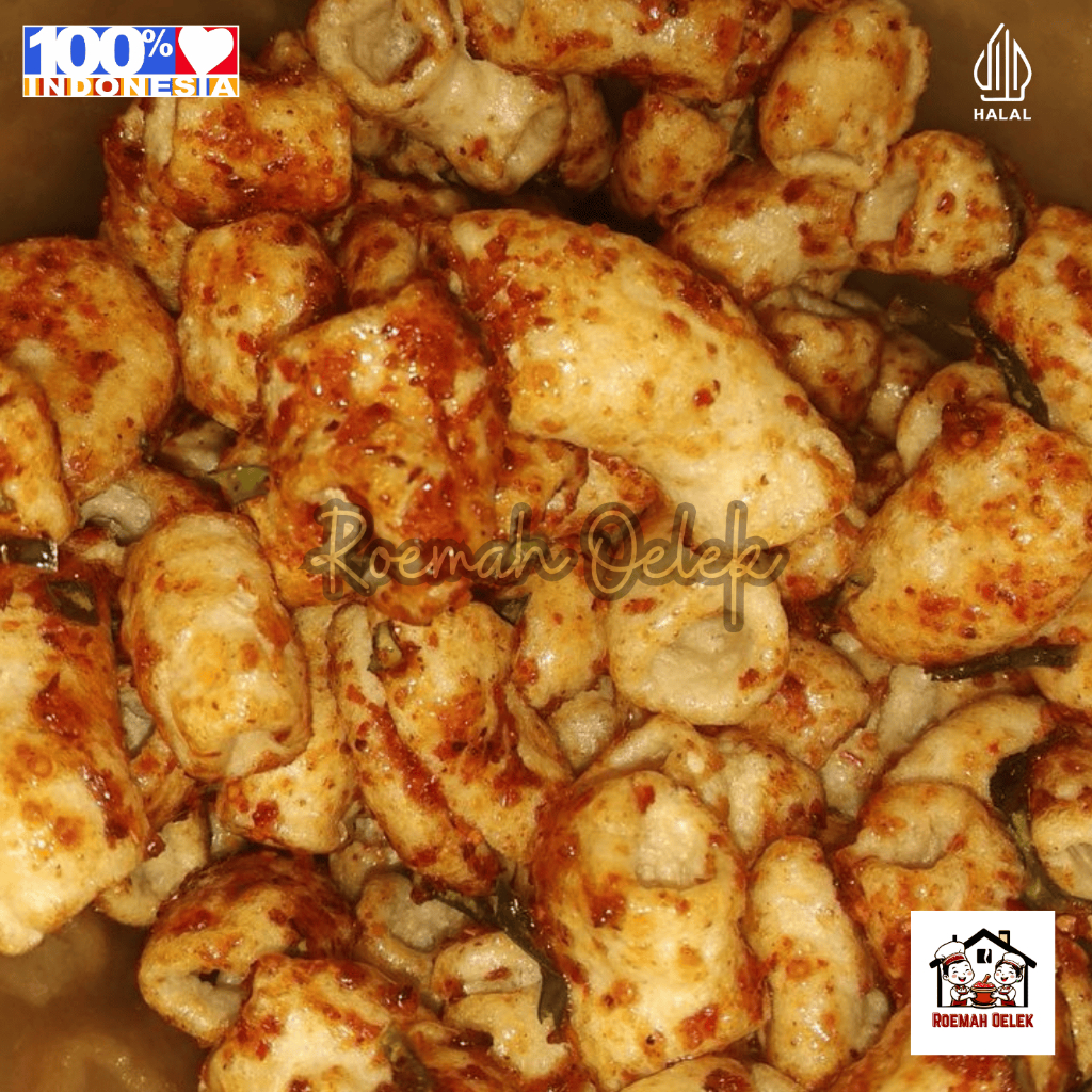 

Makaroni Goreng Pedas Manis | Cemilan Kekinian Premium 1 pouch 12x20 Full – Kriuk Gurih, Bumbu Melimpah!