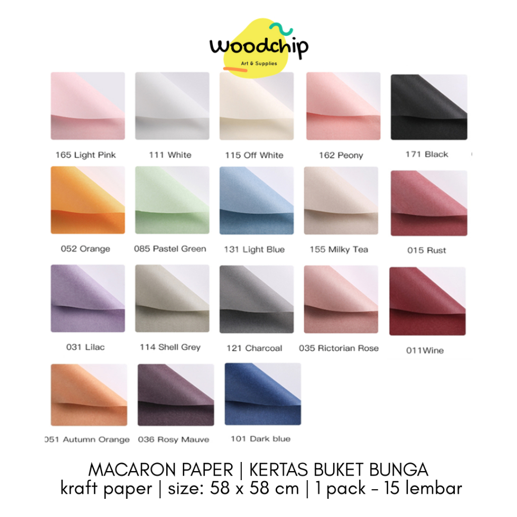

[LEMBAR] MACARON PAPER CRAFT PAPER | KERTAS BUKET BUNGA KRAFT PAPER ART PAPER KERTAS KADO GIFT