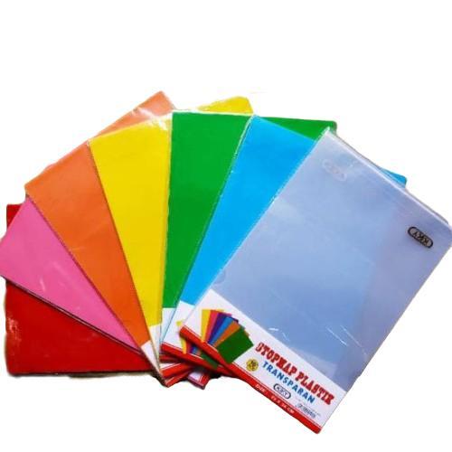 

[1 PACK] KIKY Stopmap Plastik Map L Transparan Warna Folio F4