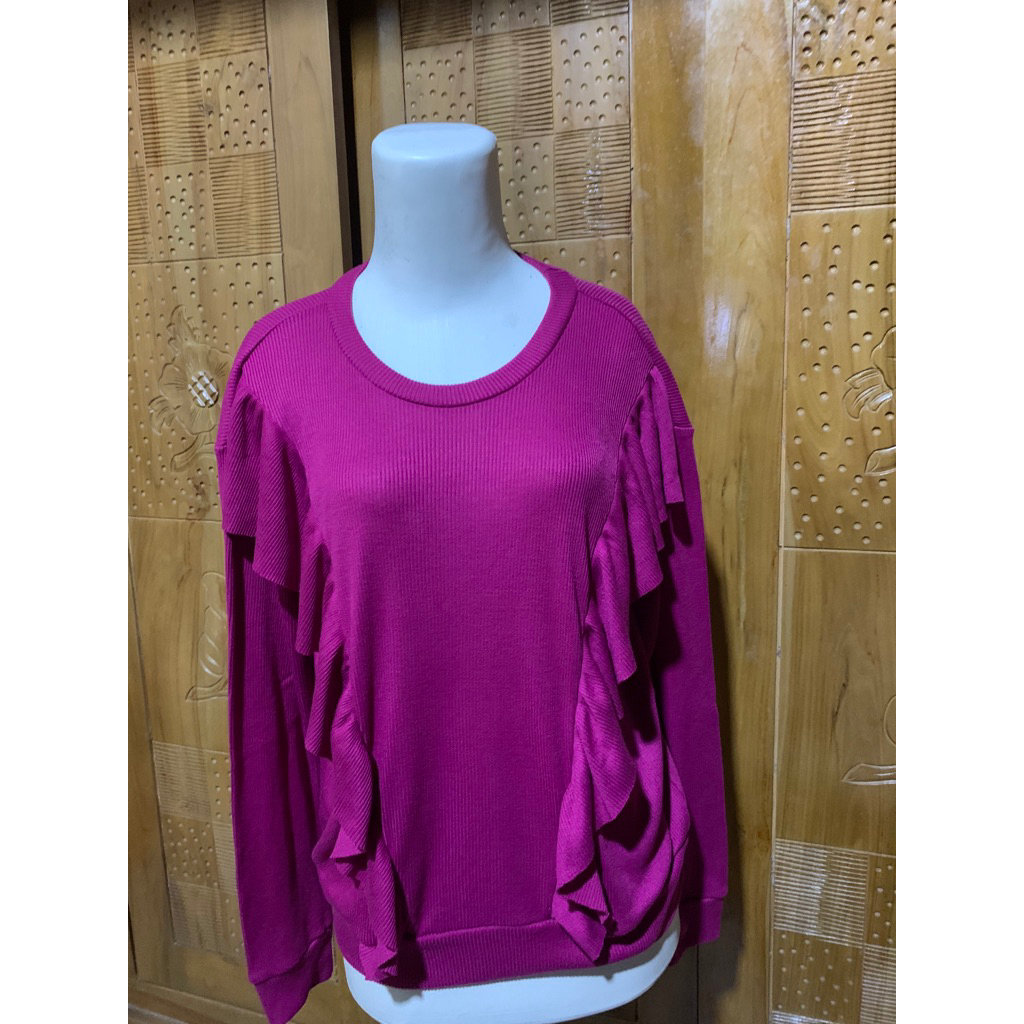 Pl baju burgundy
