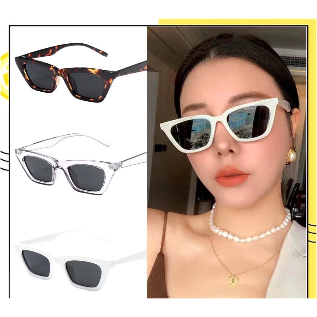 KACAMATA HITAM KOTAK ANTI RADIASI/SILAU MODEL KOREA COWOK CEWEK