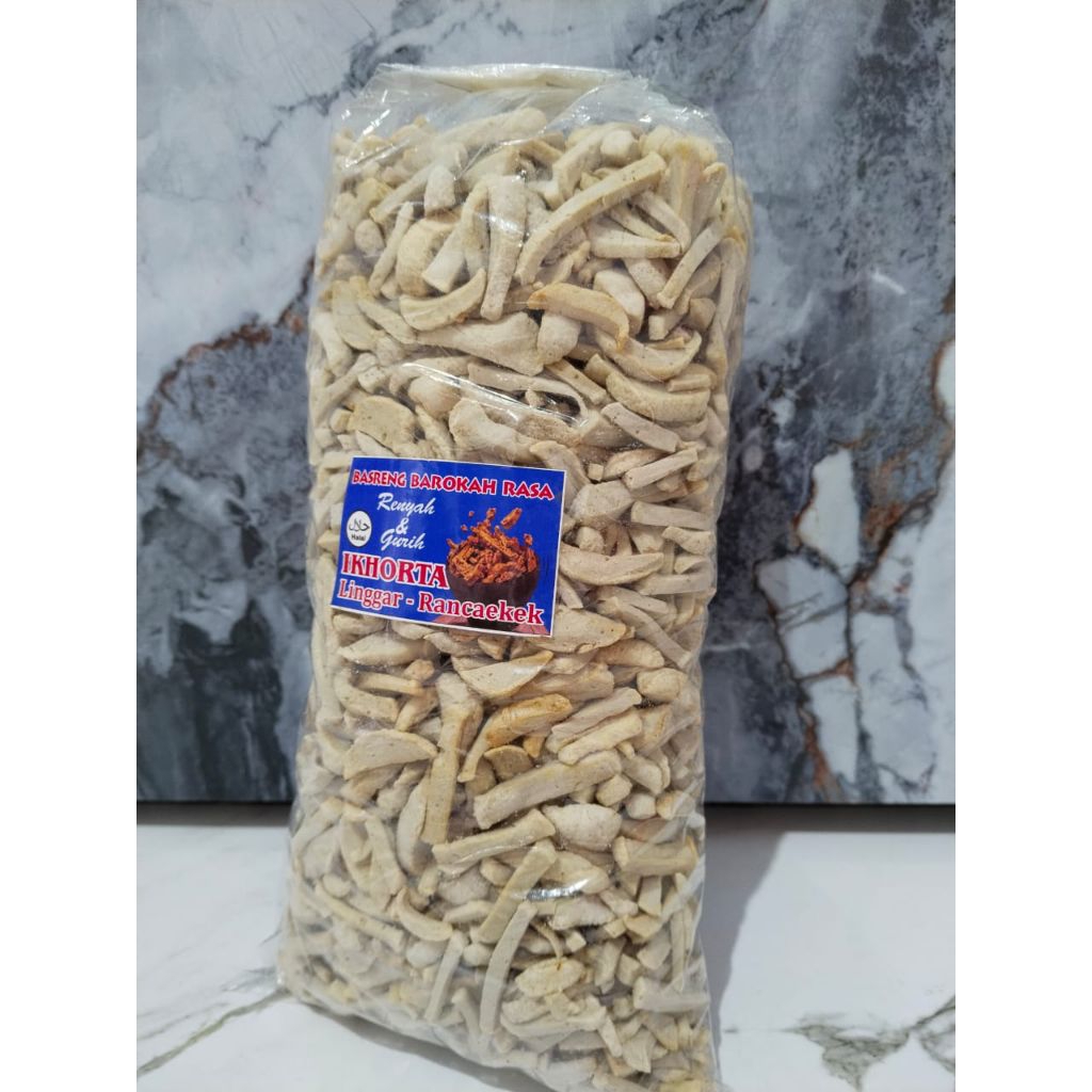 

Basreng Barokah Rasa Pedas Gurih 250gr – Baso Goreng Kering Renyah IKHORTA Linggar Rancaekek