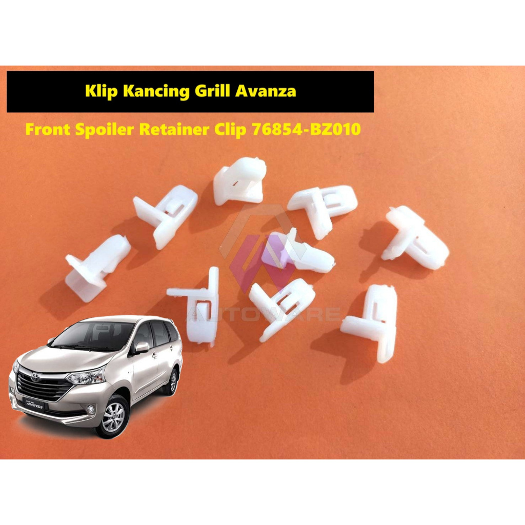 Klip Kancing Grill Avanza Depan Front Spoiler Retainer Clip Toyota Avanza