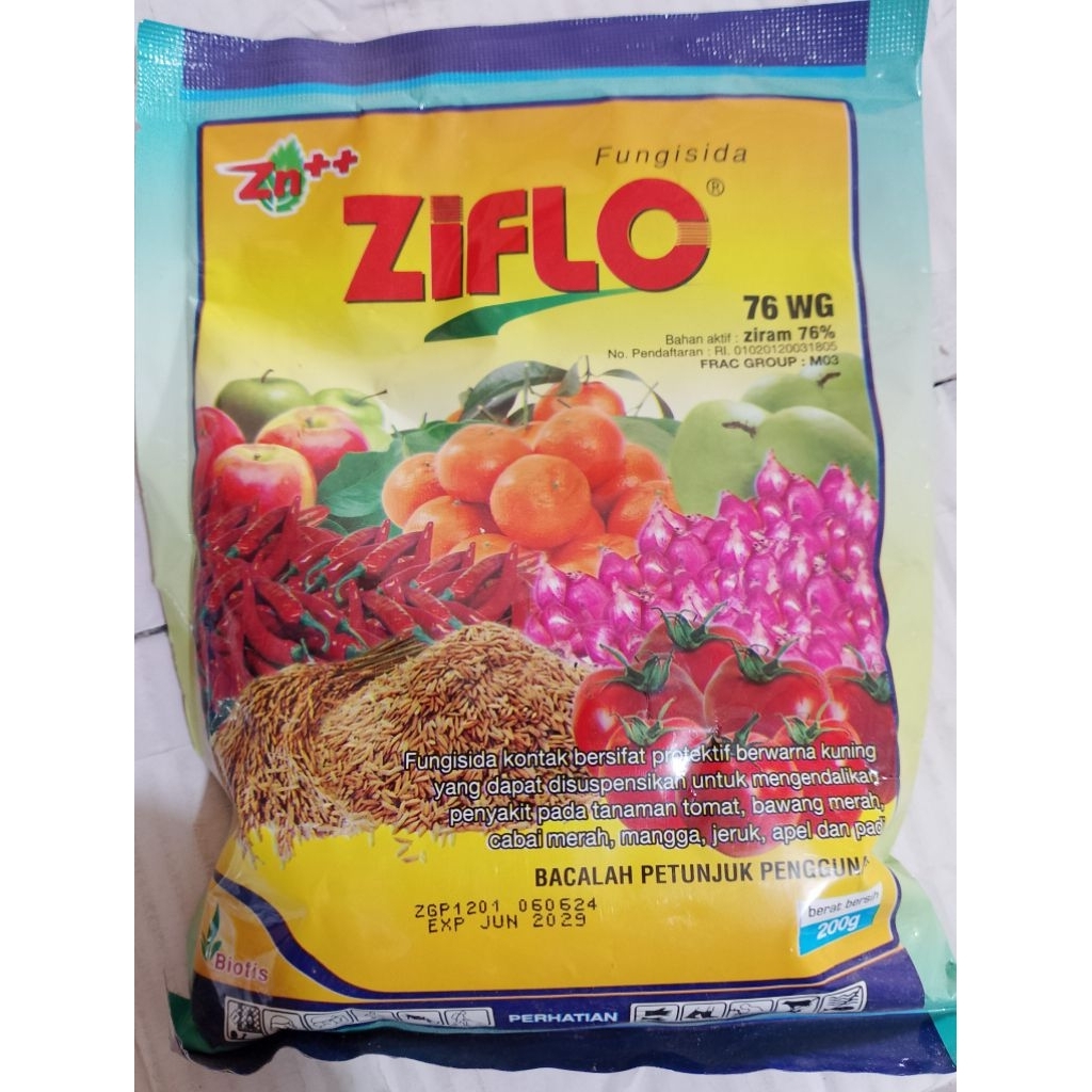 Fungisida Ziflo 76WG Kemasan 200gr