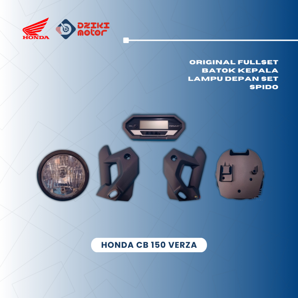 Original Fullset Batok Kepala Lampu Depan Set Spido Honda CB 150 Verza